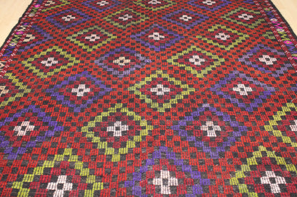 Handwoven Turkish Vintage Kilim (7'5" x 10'8")