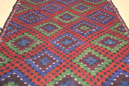 Handwoven Turkish Vintage Kilim (6'3" x 10'1")