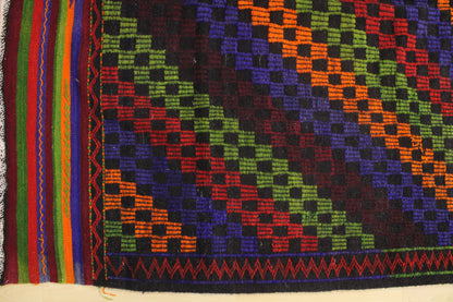 Handwoven Turkish Vintage Kilim (6'8" x 10'12")