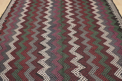 Handwoven Turkish Vintage Kilim (7'0" x 10'0")