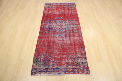 Hand-Knotted Vintage Turkish Rug (2'6" x 6'5")