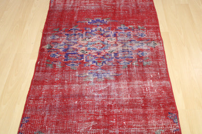 Hand-Knotted Vintage Turkish Rug (2'6" x 6'5")