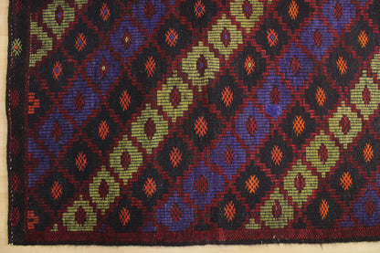 Handwoven Turkish Vintage Kilim (7'3" x 11'9")