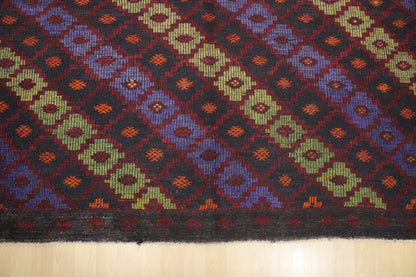 Handwoven Turkish Vintage Kilim (7'3" x 11'9")