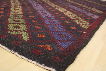 Handwoven Turkish Vintage Kilim (7'3" x 11'9")