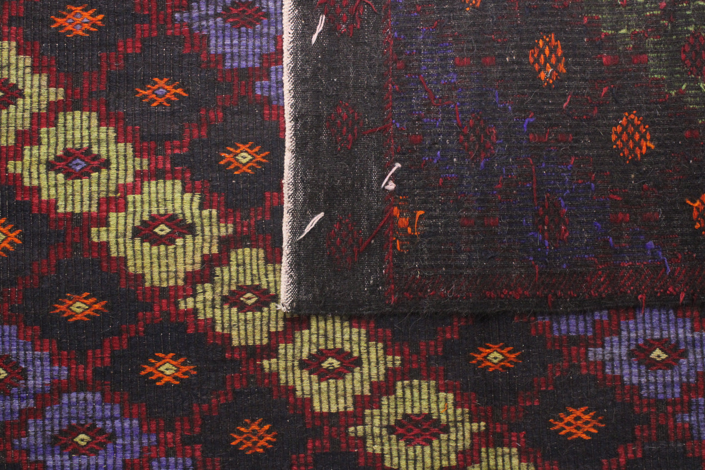 Handwoven Turkish Vintage Kilim (7'3" x 11'9")