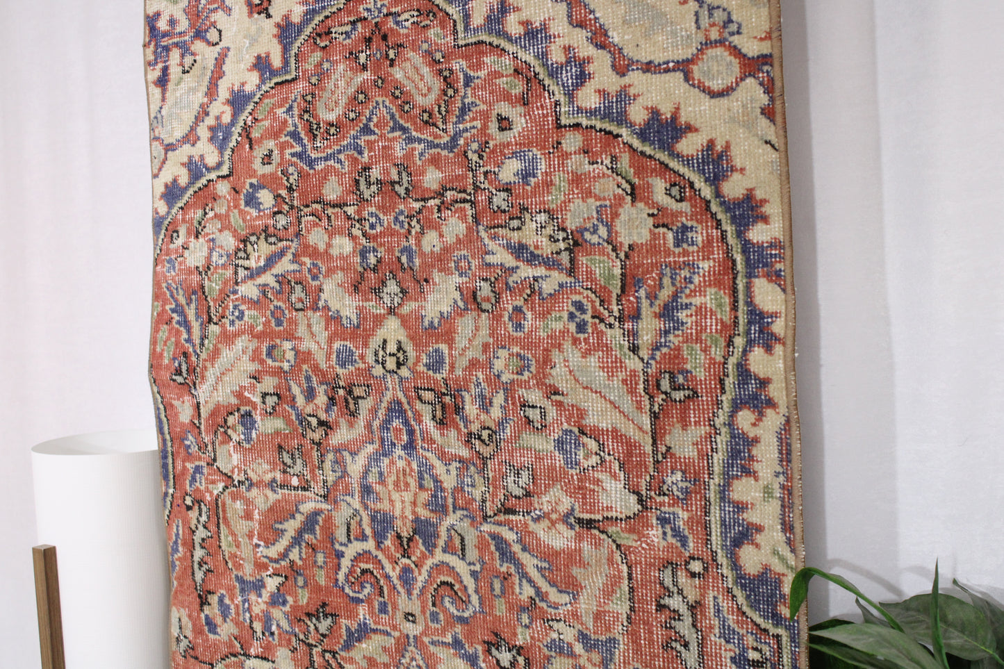 Hand-Knotted Vintage Turkish Rug (2'9" x 9'3")