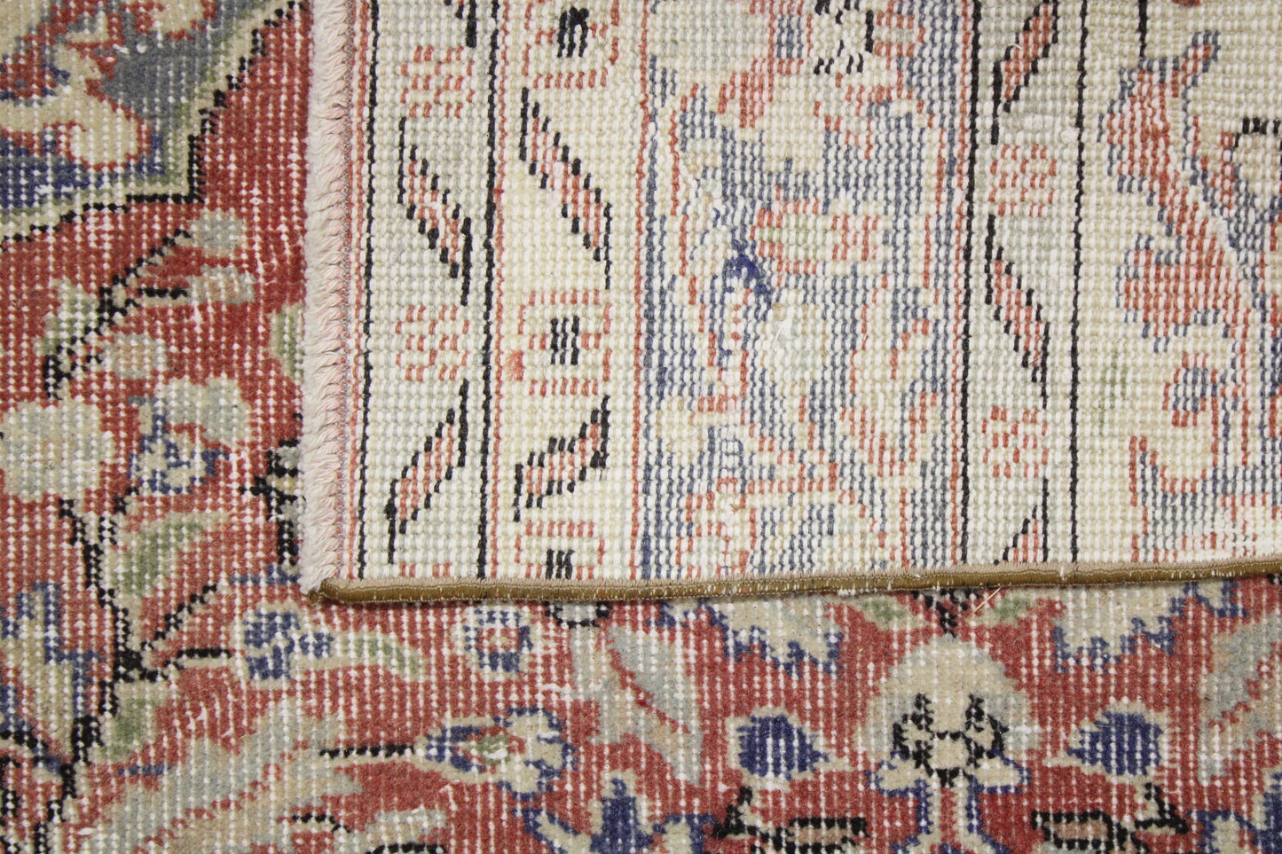 Hand-Knotted Vintage Turkish Rug (2'9" x 9'3")