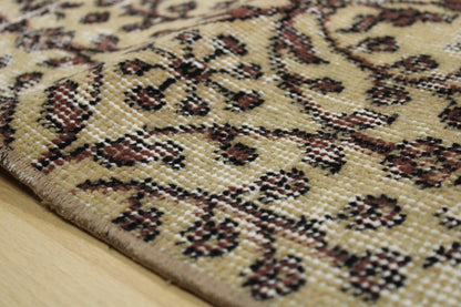 Hand-Knotted Vintage Turkish Rug (3'12" x 7'5")