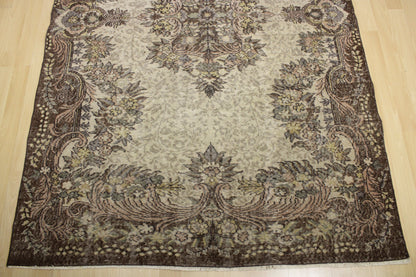 Hand-Knotted Vintage Turkish Rug (6'0" x 9'1")