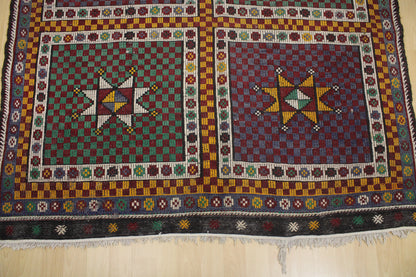 Handwoven Turkish Vintage Kilim (6'5" x 11'10")