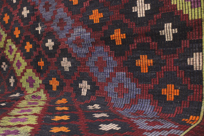 Handwoven Turkish Vintage Kilim (7'8" x 11'2")