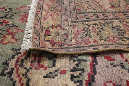 Hand-Knotted Vintage Turkish Rug (6'2" x 9'12")