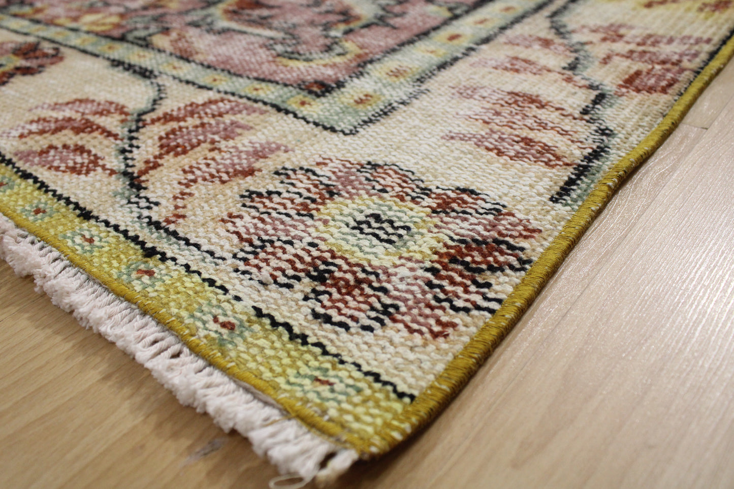 Hand-Knotted Vintage Turkish Rug (5'7" x 9'1")