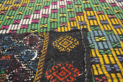 Handwoven Turkish Vintage Kilim (6'6" x 10'11")