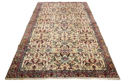 Hand-Knotted Vintage Turkish Rug (5'3" x 8'10")