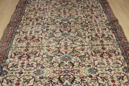 Hand-Knotted Vintage Turkish Rug (5'3" x 8'10")