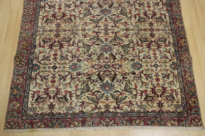 Hand-Knotted Vintage Turkish Rug (5'3" x 8'10")