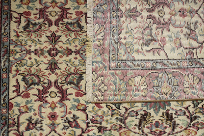 Hand-Knotted Vintage Turkish Rug (5'3" x 8'10")