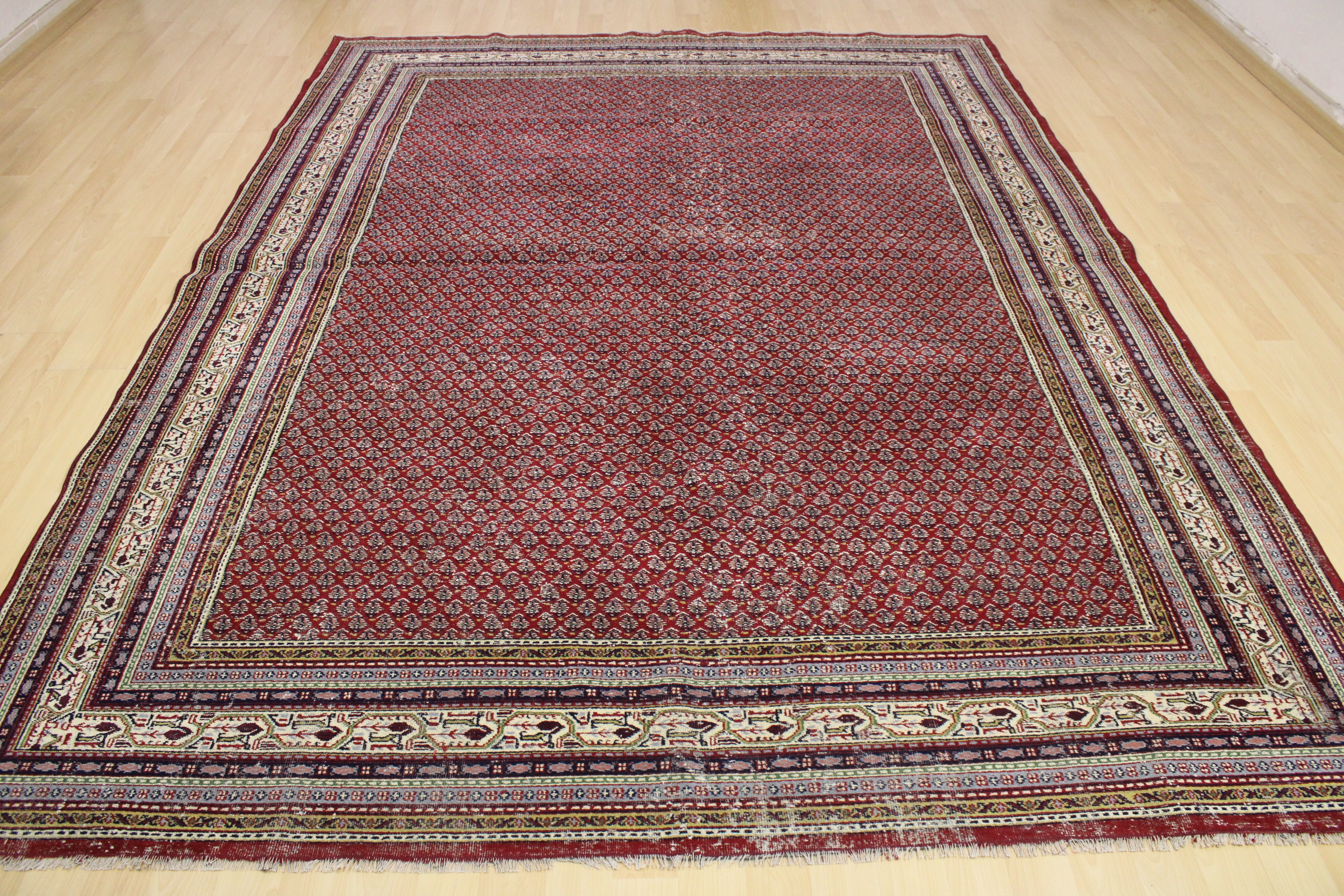 El Dokuma İran Kök Boya Yün Halı