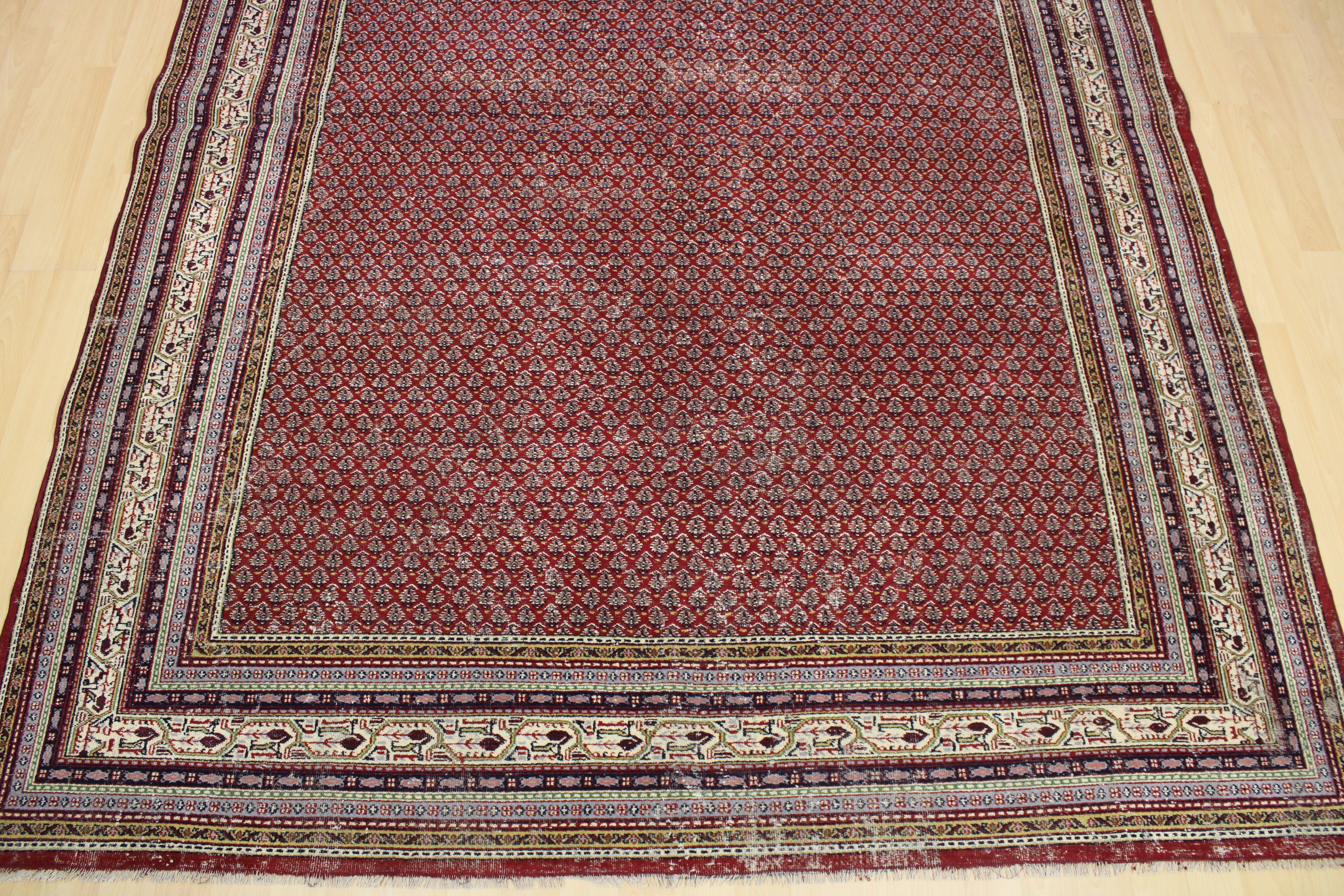 El Dokuma İran Kök Boya Yün Halı