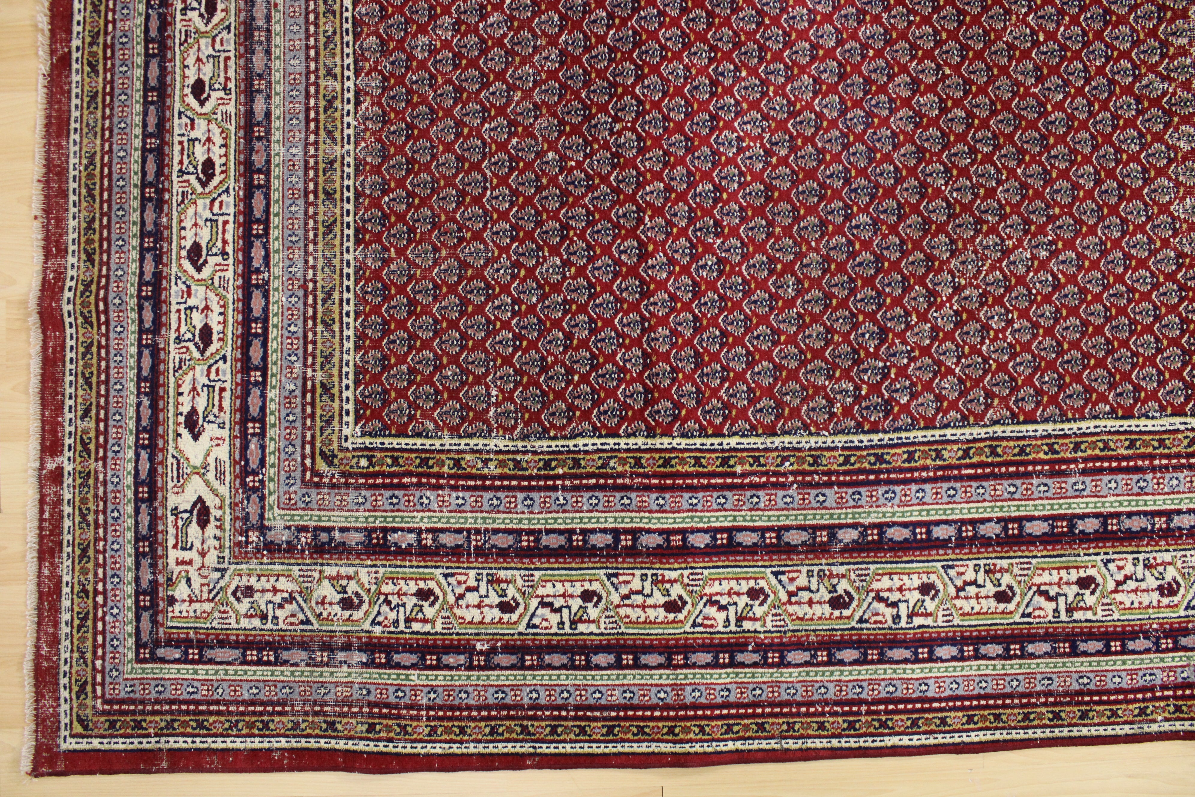 El Dokuma İran Kök Boya Yün Halı