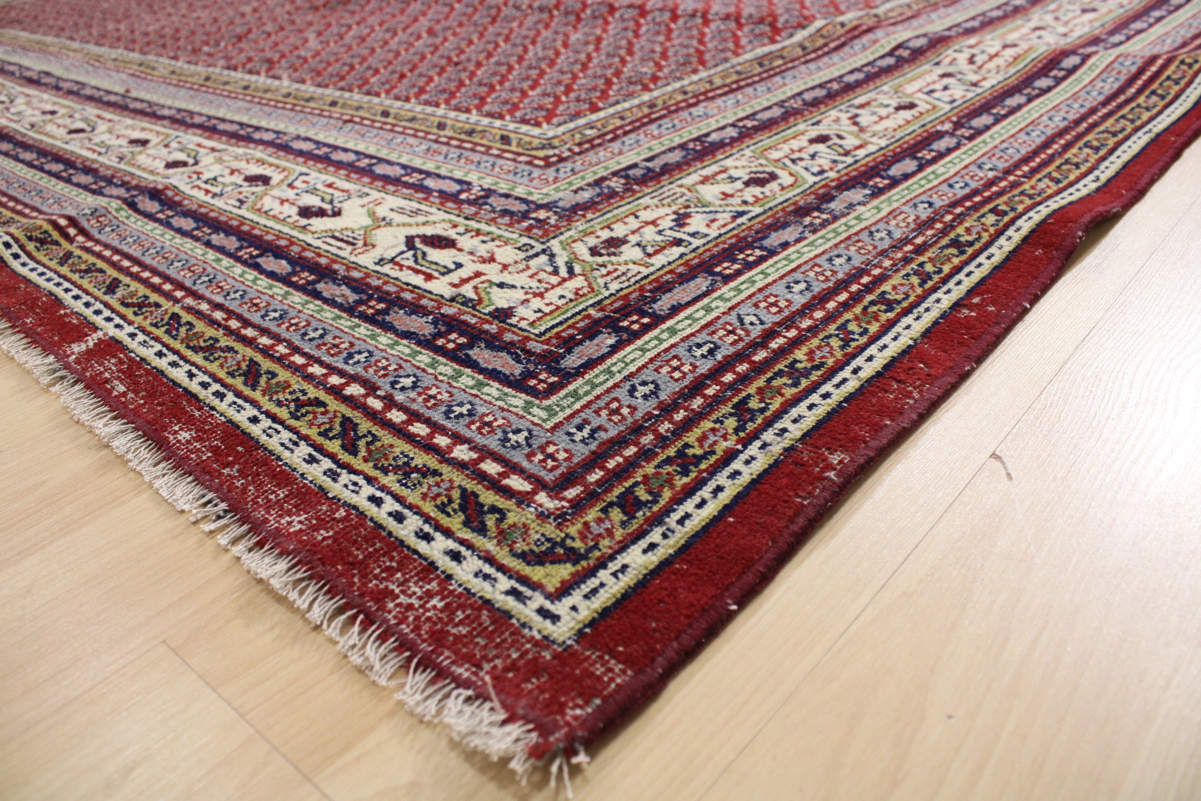 El Dokuma İran Kök Boya Yün Halı