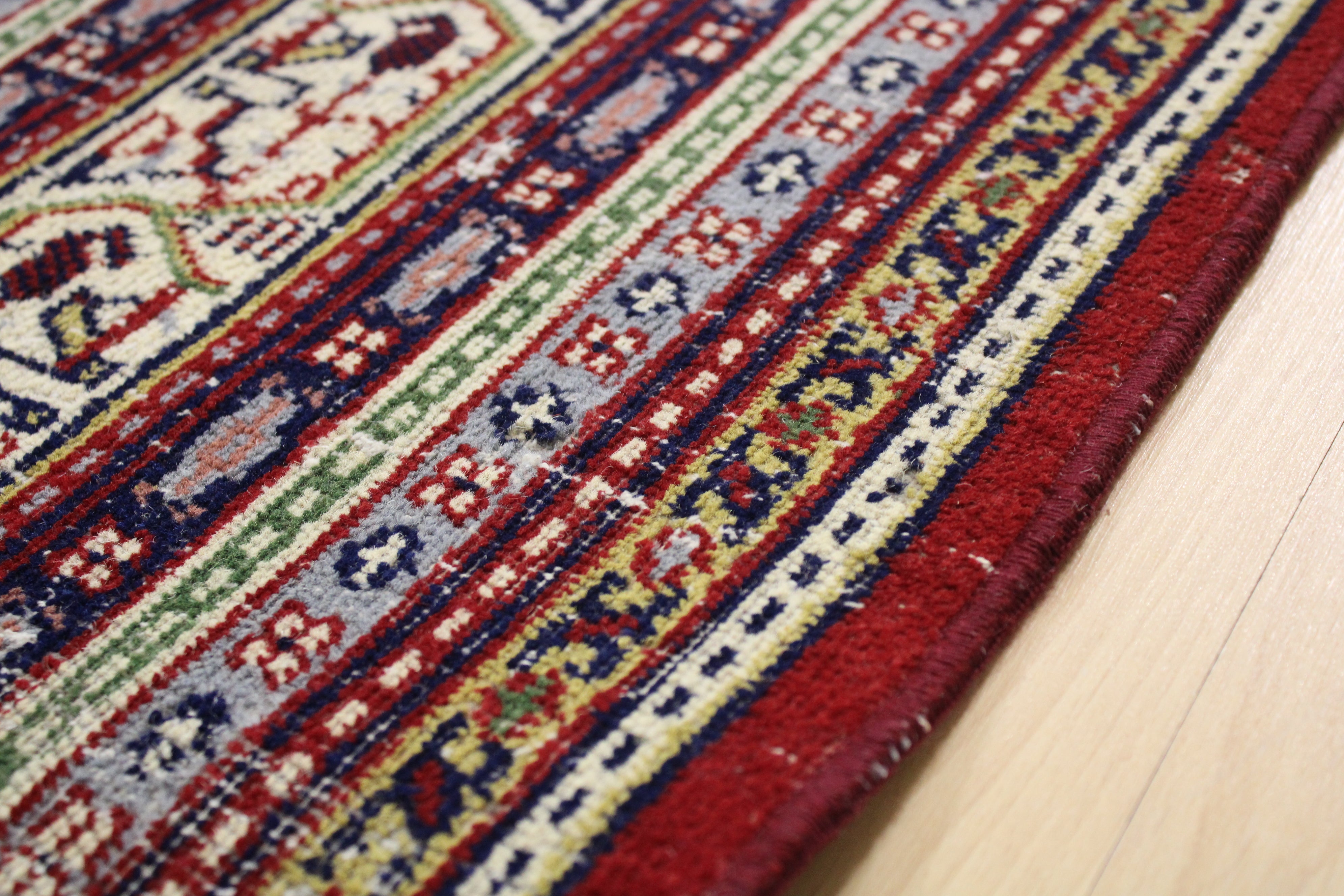 El Dokuma İran Kök Boya Yün Halı