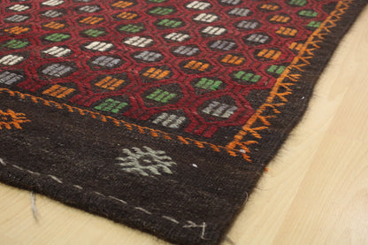 Handwoven Turkish Vintage Kilim (5'12" x 10'11")