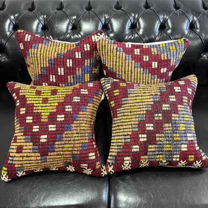 Ethnic Cushion Cover Set (16" x 16")