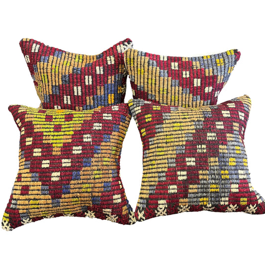 Ethnic Cushion Cover Set (16" x 16")