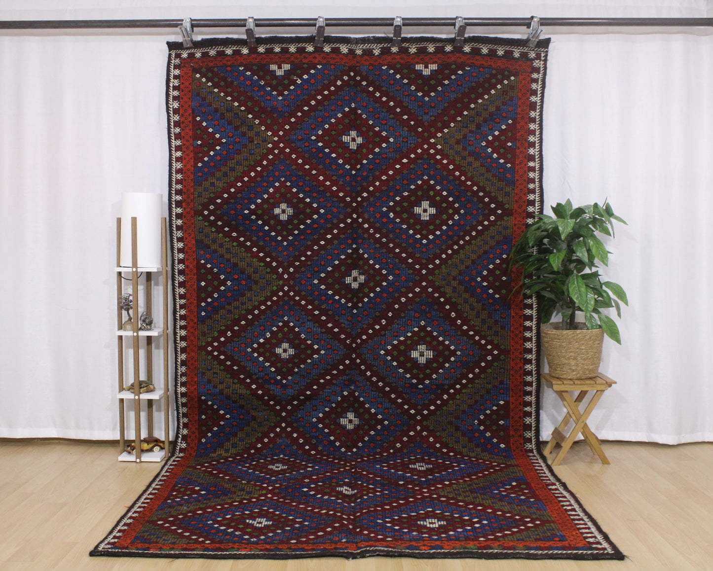 Handwoven Turkish Vintage Kilim (6'0" x 11'8")