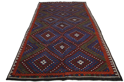 Handwoven Turkish Vintage Kilim (6'0" x 11'8")