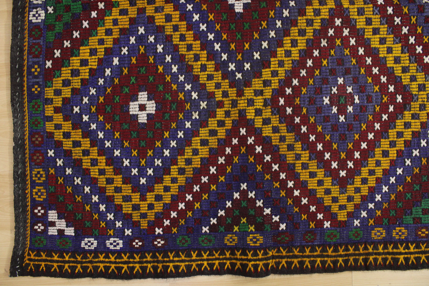 Handwoven Turkish Vintage Kilim (6'3" x 11'0")