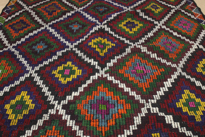 Handwoven Turkish Vintage Kilim (6'7" x 9'3")