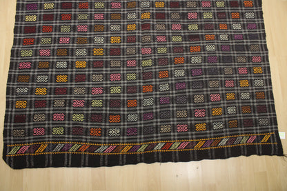 Handwoven Turkish Vintage Kilim (6'7" x 10'9")