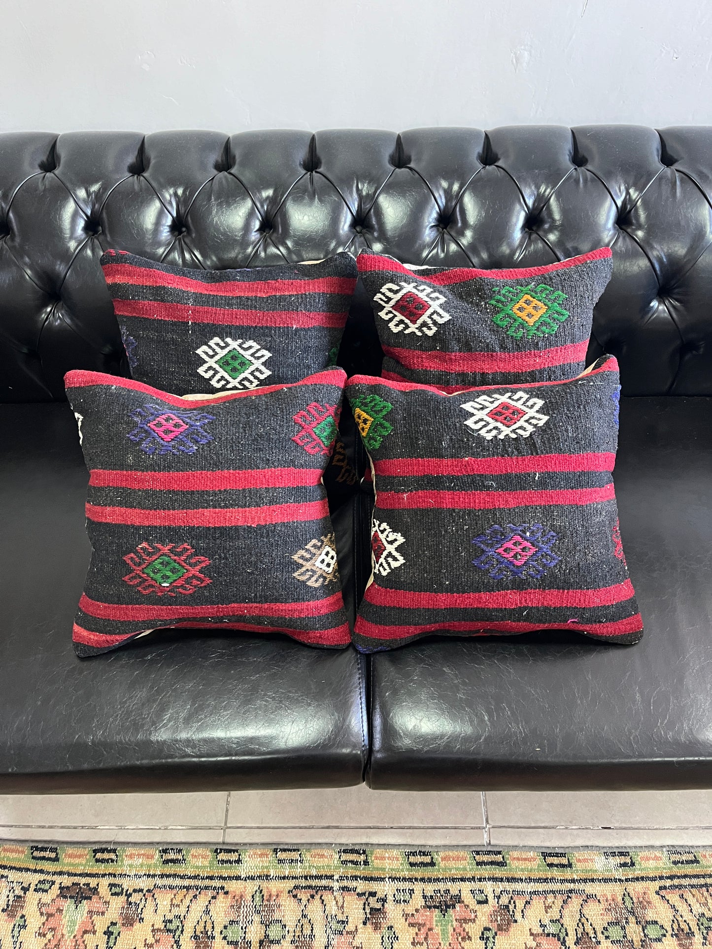 Ethnic Cushion Cover Set (16" x 16")