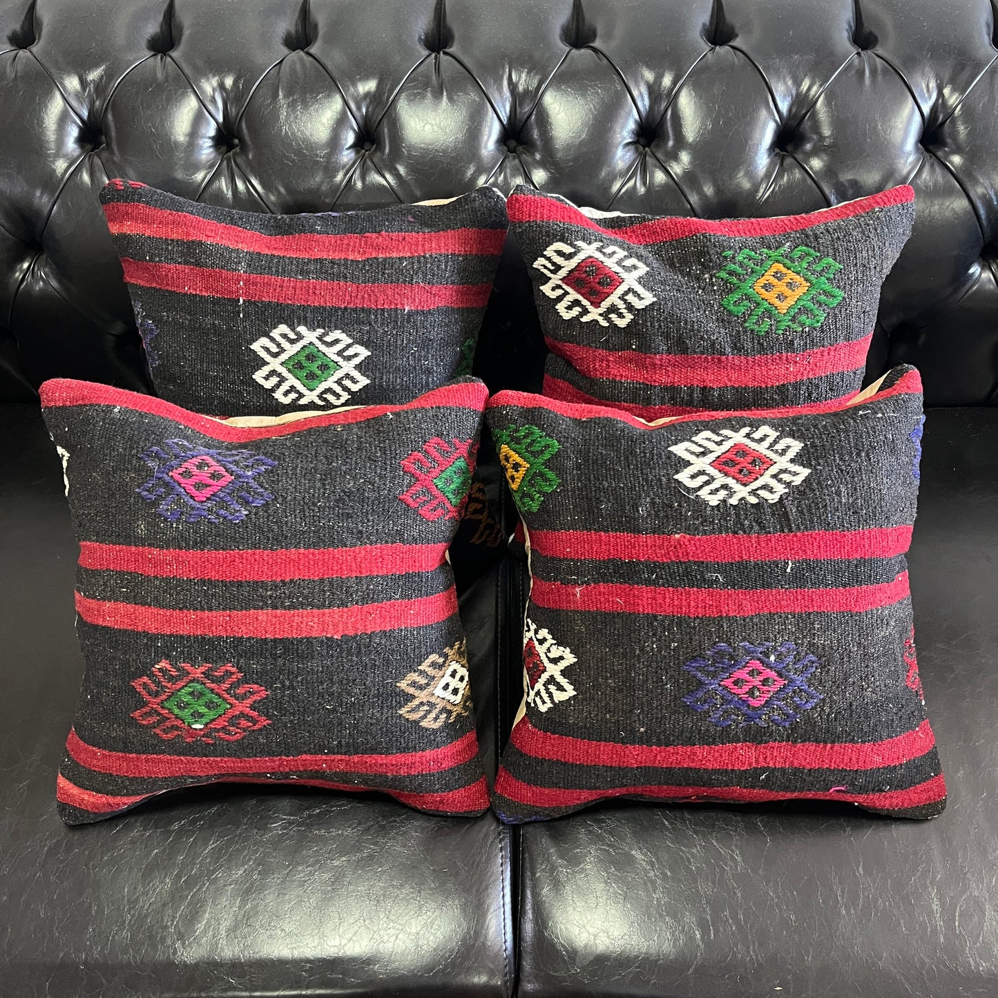 Ethnic Cushion Cover Set (16" x 16")