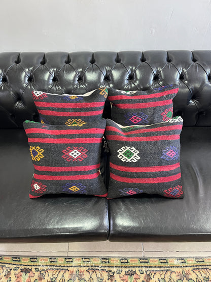 Ethnic Cushion Cover Set (16" x 16")