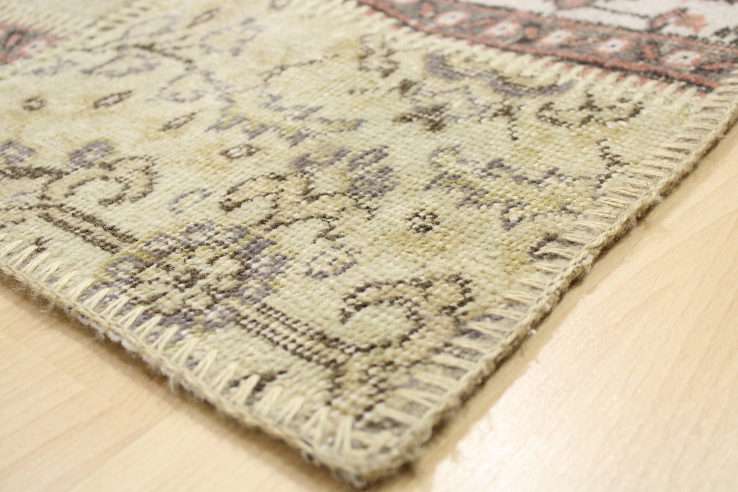 Hand-Knotted Patchwork Turkish Rug (3'5" x 5'3")