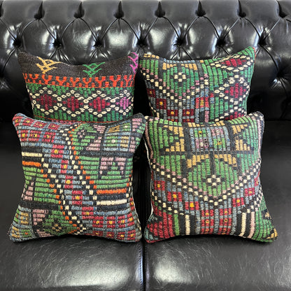 Ethnic Cushion Cover Set (16" x 16")