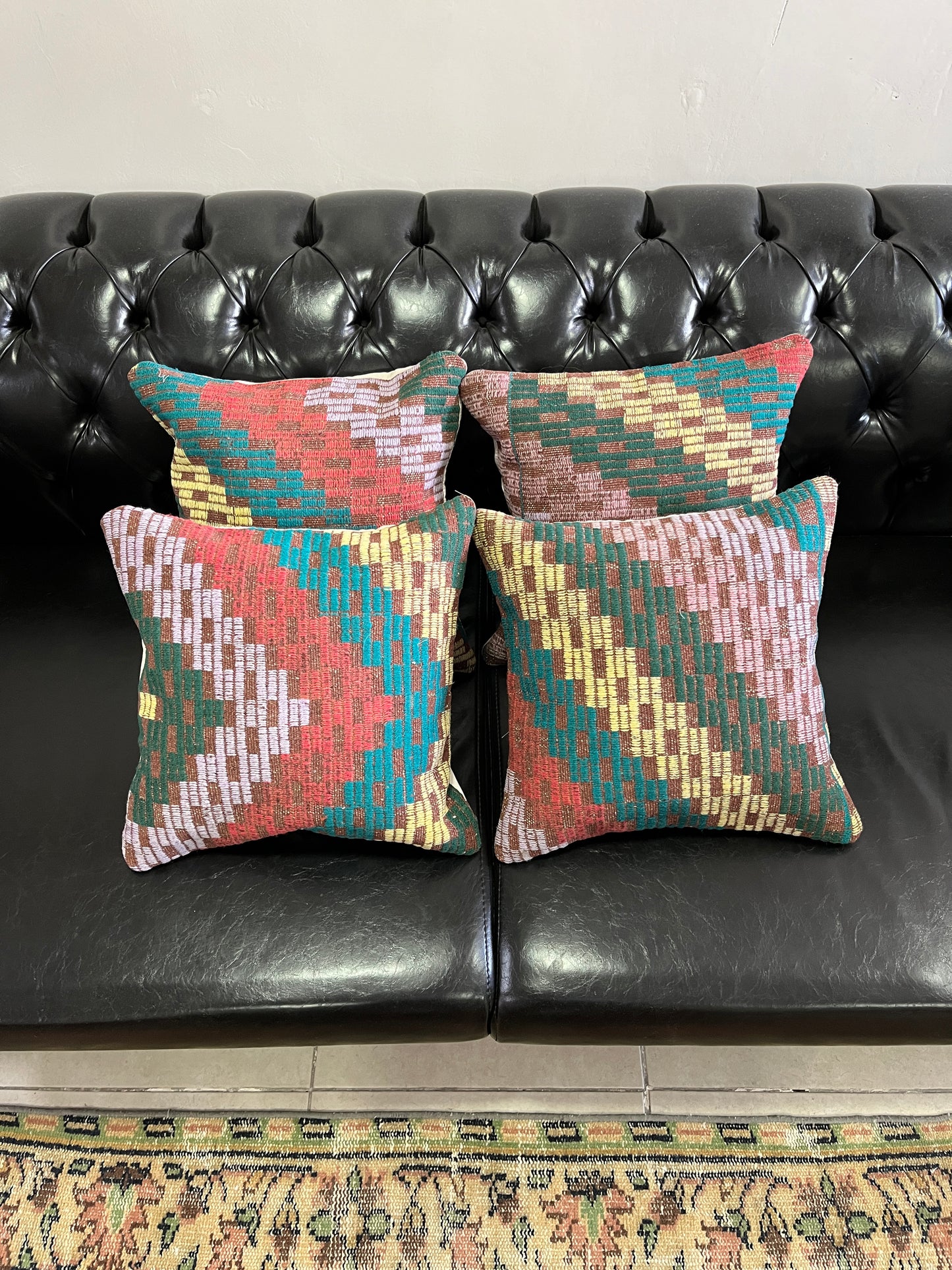 Ethnic Cushion Cover Set (16" x 16")