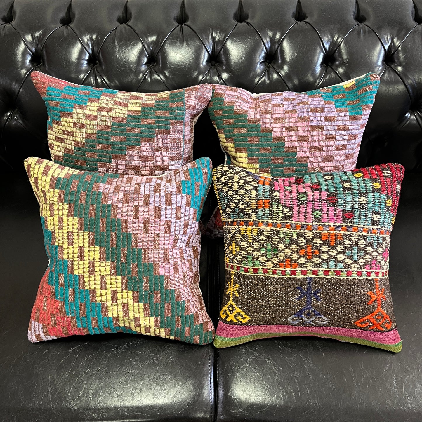 Ethnic Cushion Cover Set (16" x 16")