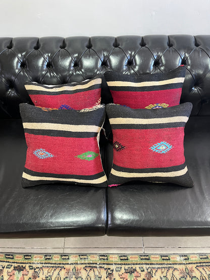 Ethnic Cushion Cover Set (16" x 16")