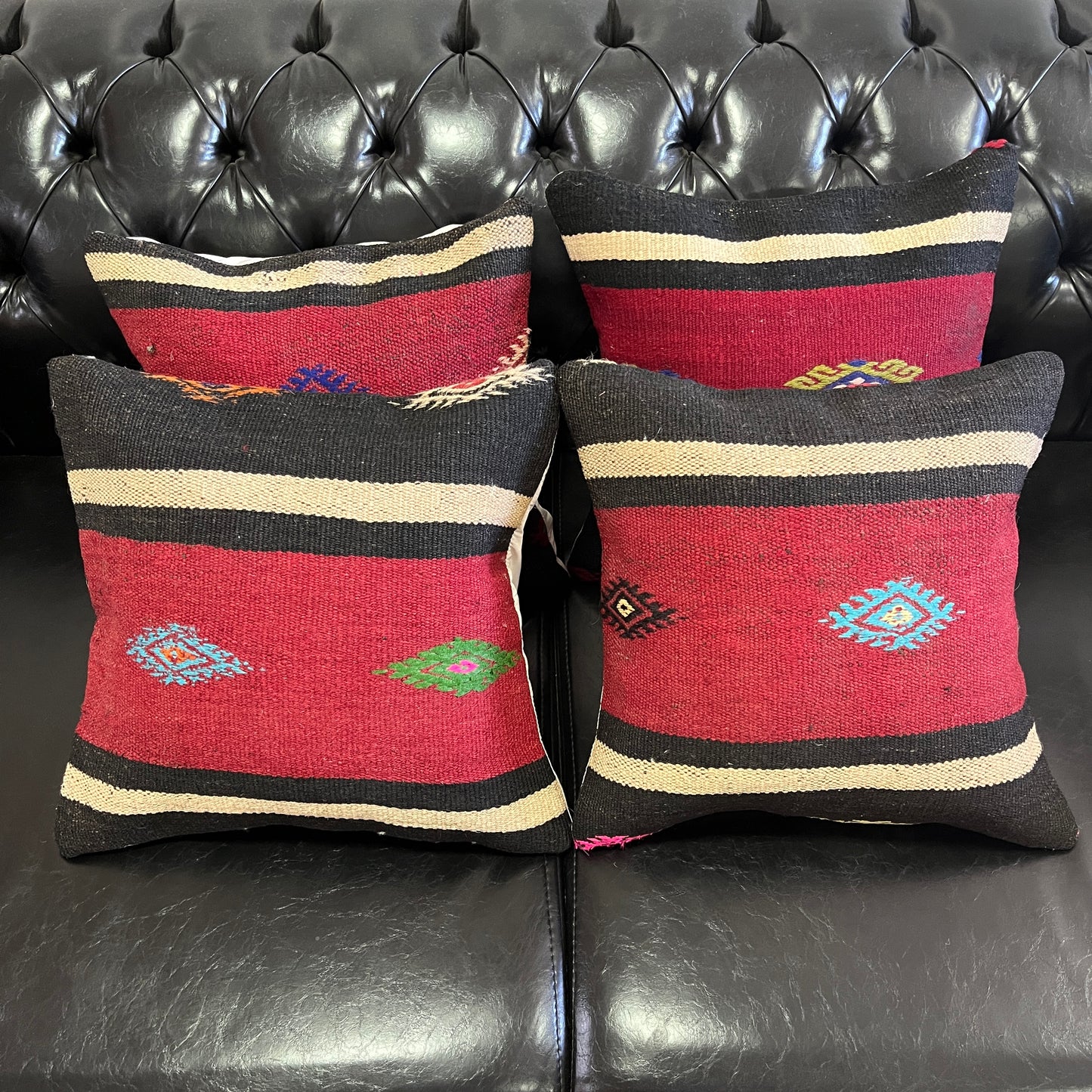 Ethnic Cushion Cover Set (16" x 16")