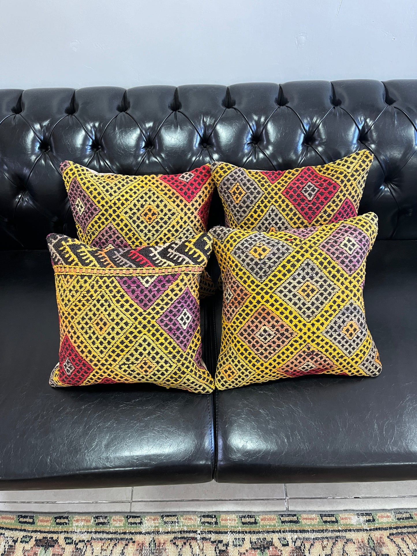 Ethnic Cushion Cover Set (16" x 16")