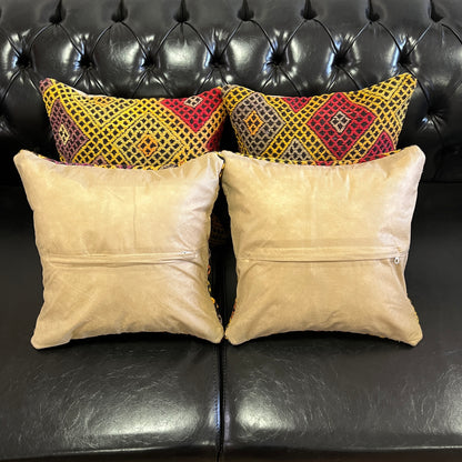 Ethnic Cushion Cover Set (16" x 16")