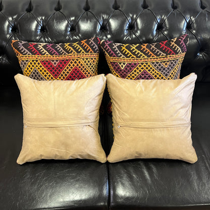 Ethnic Cushion Cover Set (16" x 16")