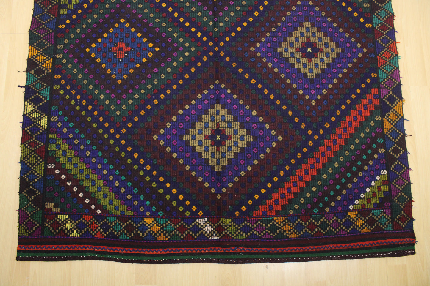 Handwoven Turkish Vintage Kilim (6'0" x 12'6")