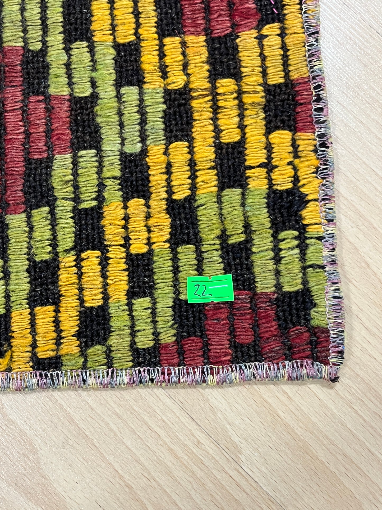 Handwoven Turkish Vintage Kilim (1'4" x 2'4")